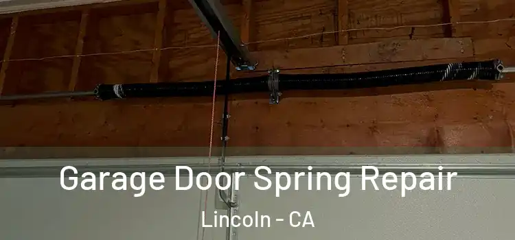  Garage Door Spring Repair Lincoln - CA