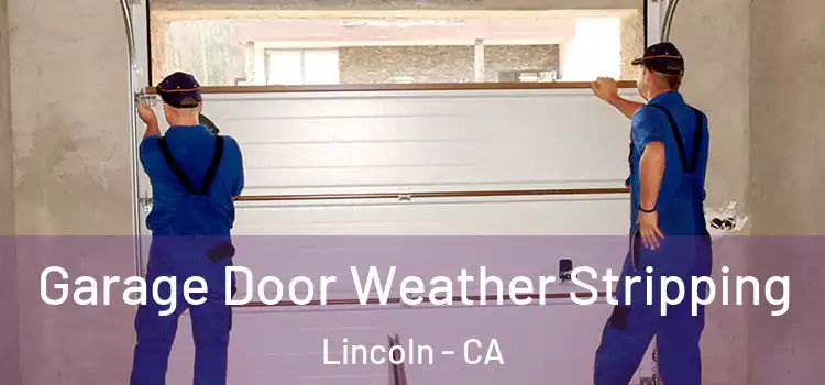  Garage Door Weather Stripping Lincoln - CA
